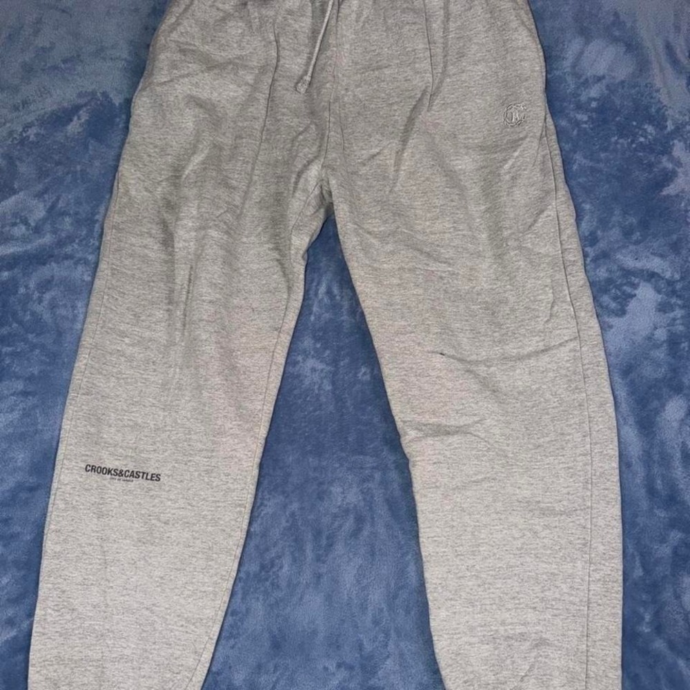 Crooks & Castles grey sweatpants men Size XXL‎